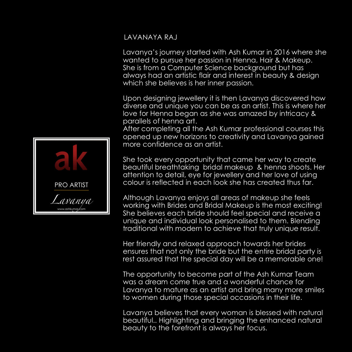 LAVANYA (UK & International)